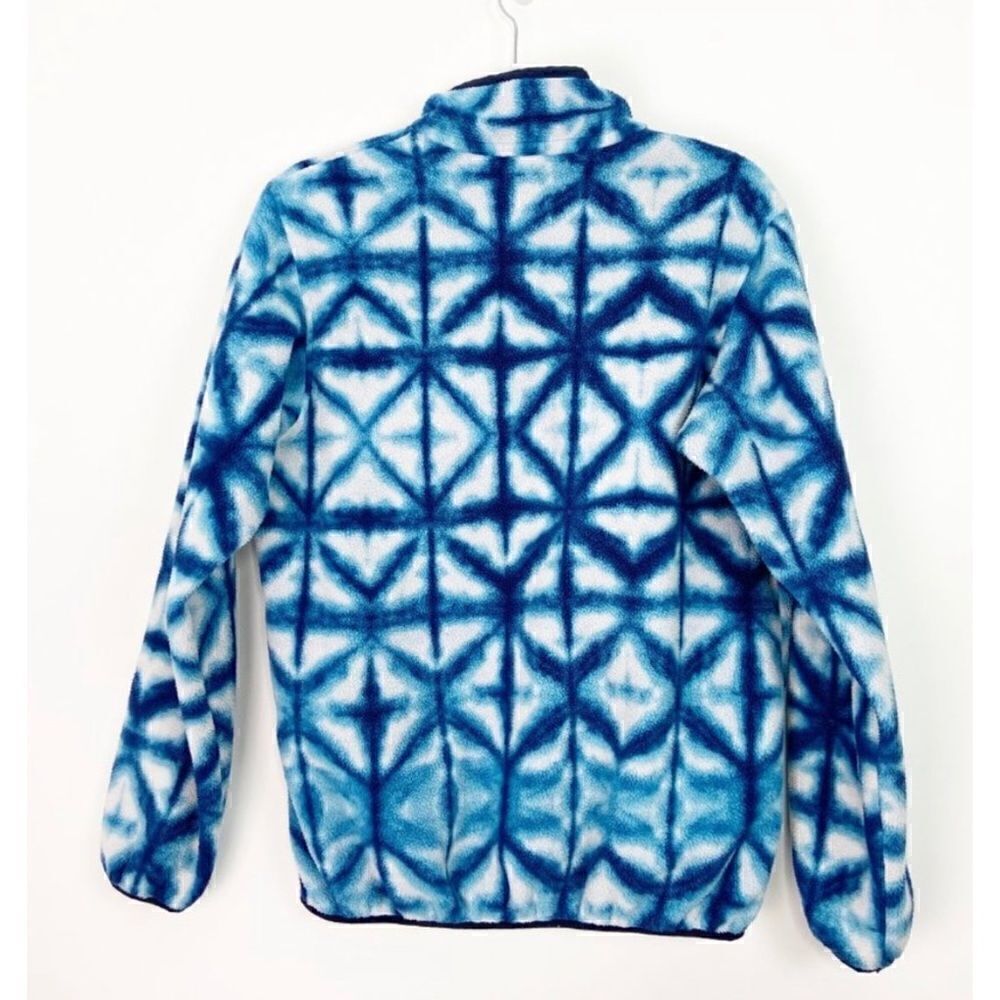 Patagonia Synchilla Shibori Tie Dye Fleece T Snap Size M - Picture 2 of 5